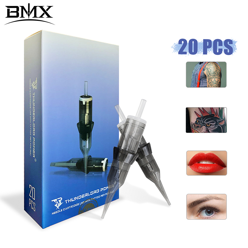 Merit Beauty Makeup - 20pcs/Box Tattoo Needles Revolution Cartridge Curved