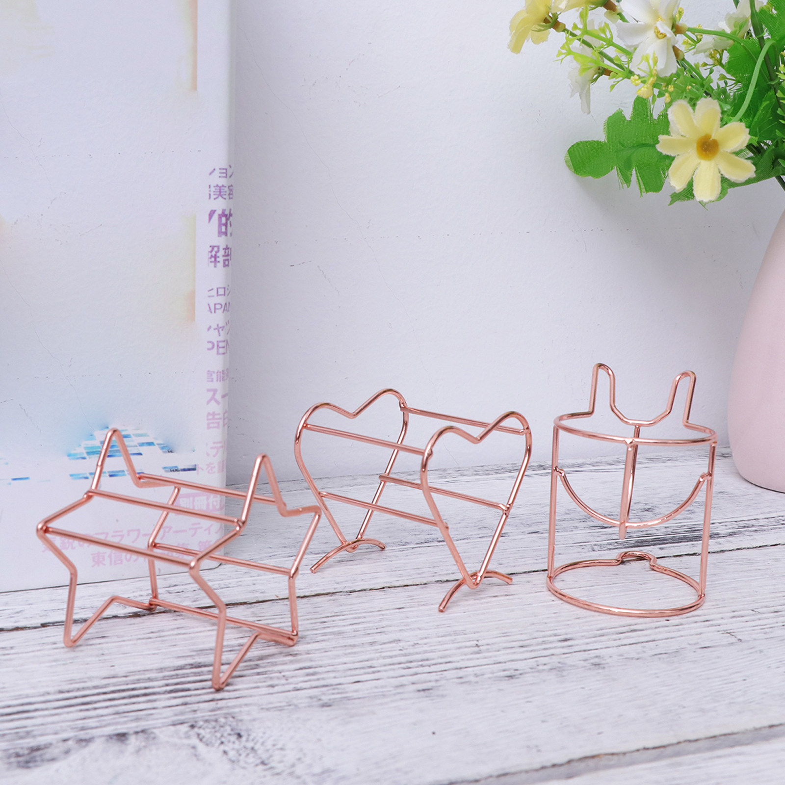 Beauty Makeup Tool - 3Pcs Makeup Sponge Holder Rack for