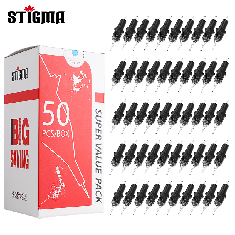 Merit Beauty Makeup - 50Pcs Tattoo Cartridges Needles Boutique Disposable
