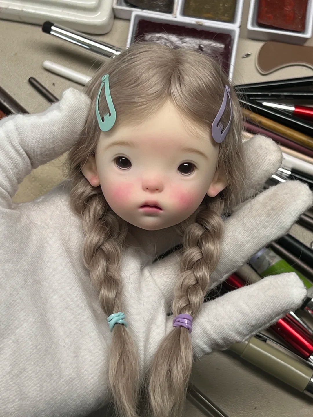 Just Beauty Makeup - SD BJD Doll 1/6 Landoudou Head