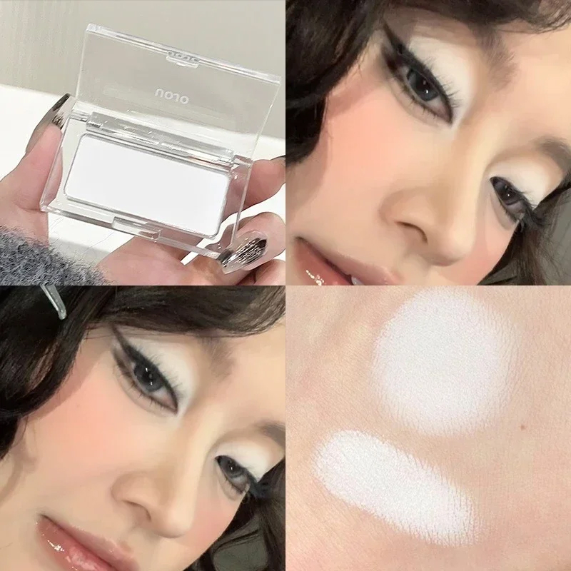 Highlighter Bronzer Palette - Long-Lasting Matte White Highlighter Brighten Palette