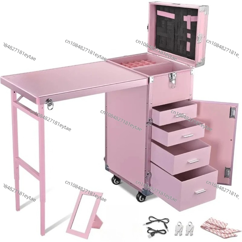 Manicure Table Foldable Nail T - Beauty Makeup Trolley review and price