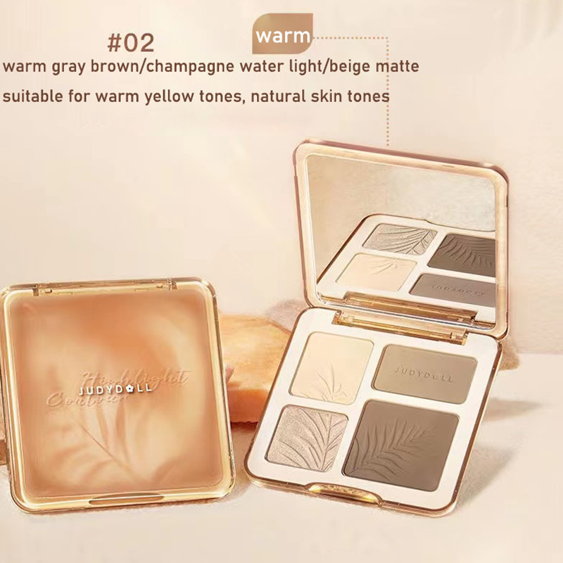 JUDYDOLL Waterproof Contour St - Highlighter Bronzer Palette review and price