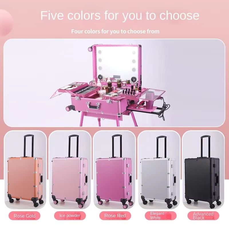 Aluminum Alloy Bluetooth Troll - Beauty Makeup Trolley review and price