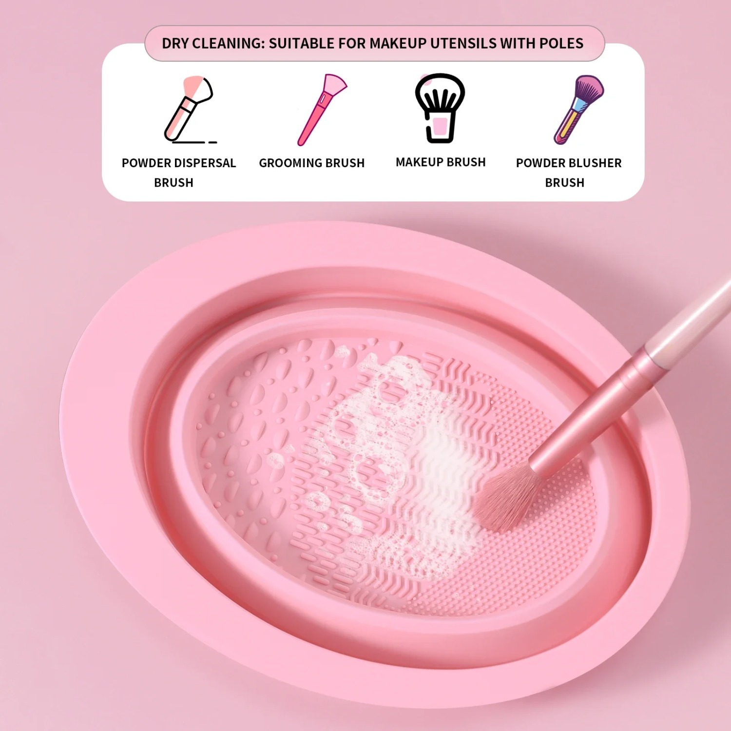 3pcs Makeup Brush Cleaning Too - Beauty Makeup Brands review and price