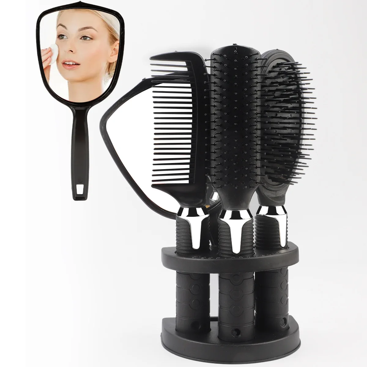 4pcs Hair Styling Set With Mir - Beauty Makeup Brands review and price