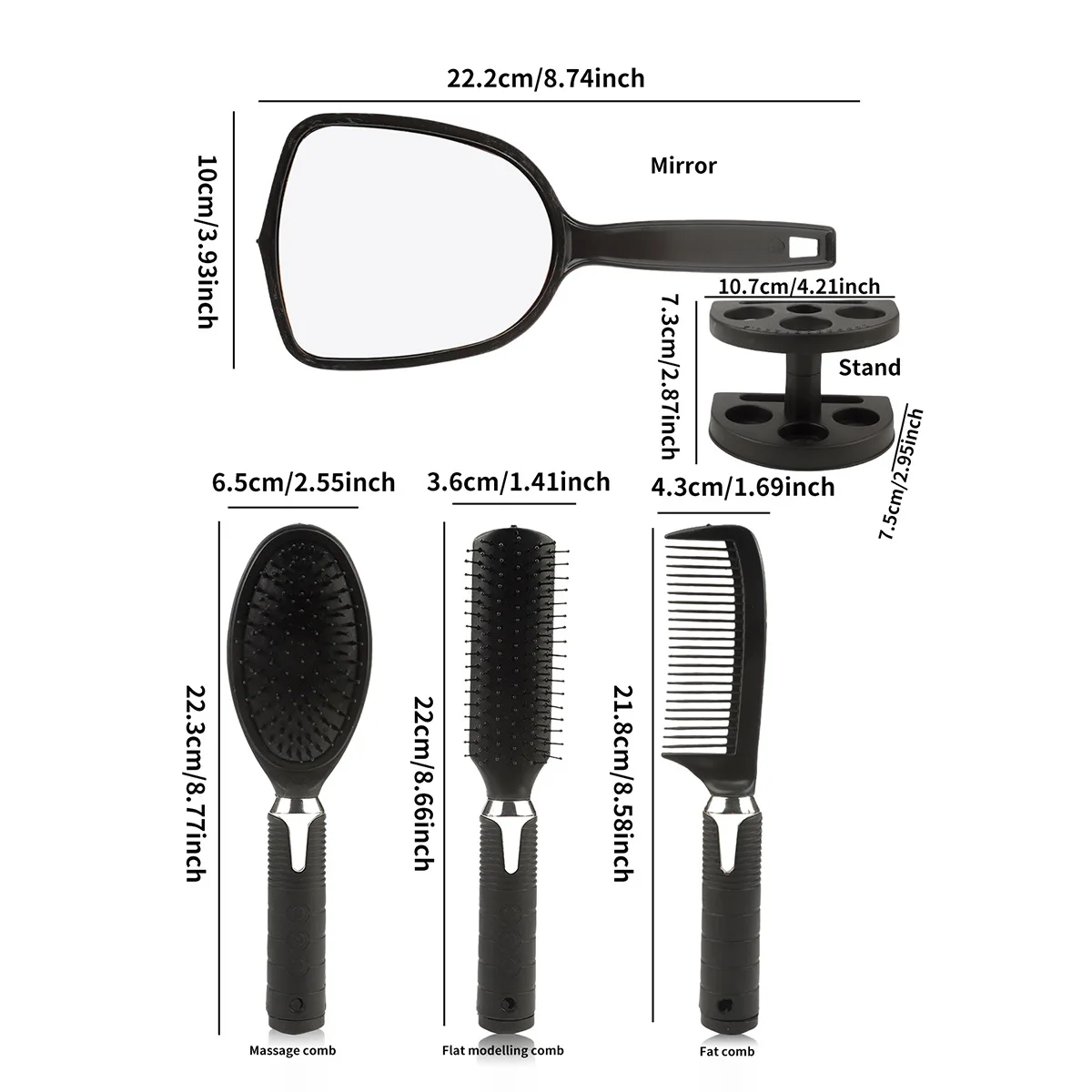 4pcs Hair Styling Set With Mir - Beauty Makeup Brands review and price