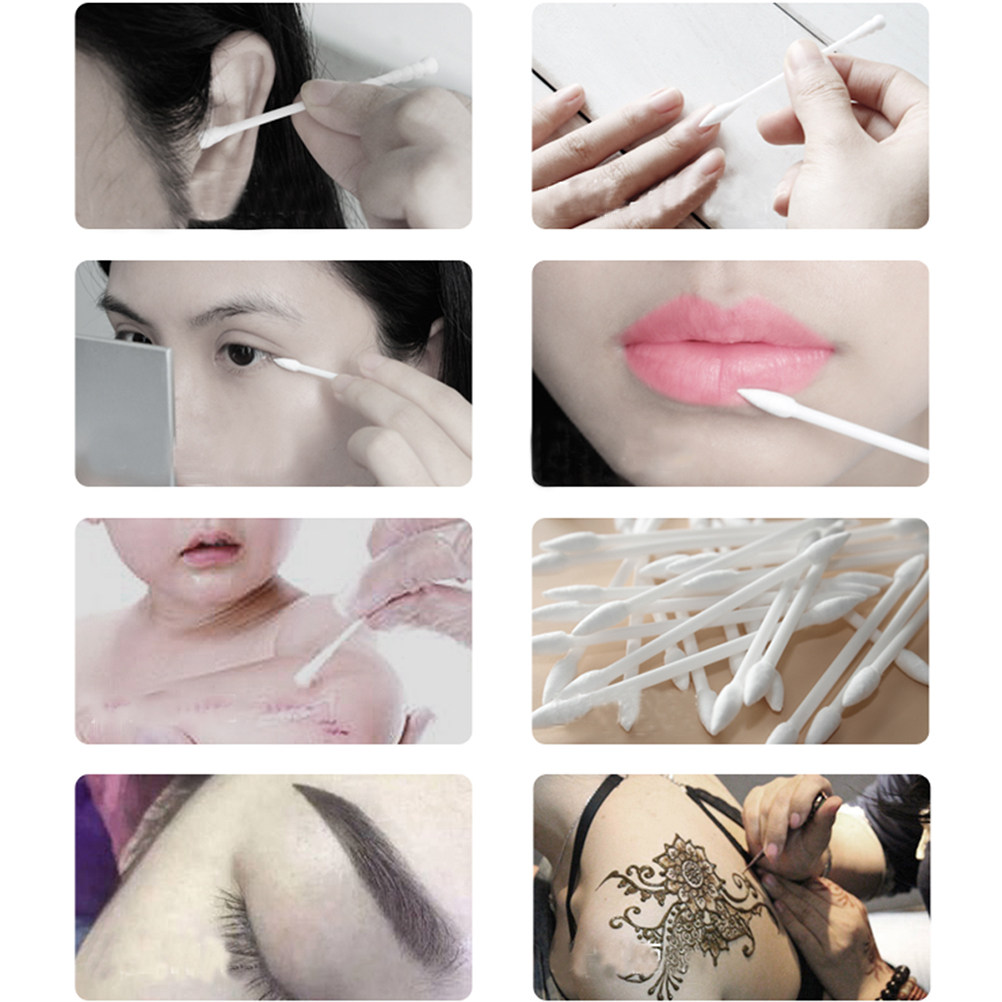 600Pcs Double Head Cotton Swab - Beauty Makeup Tool review and price