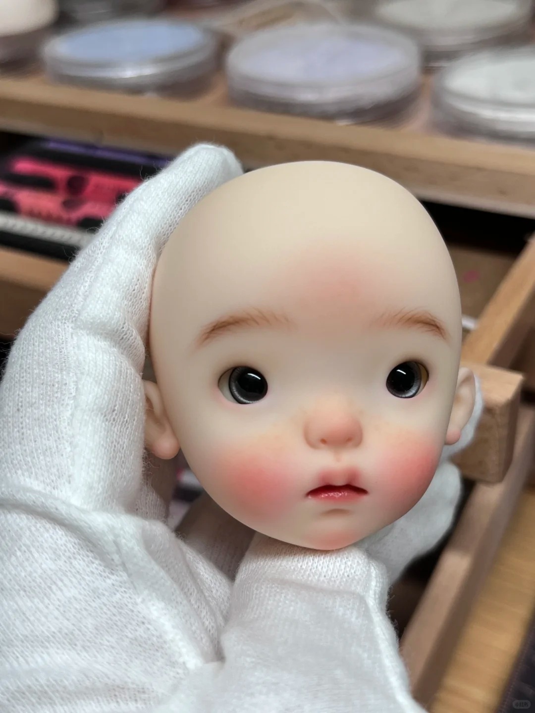 1/6 Scale SD BJD Doll Head - d - Just Beauty Makeup review and price