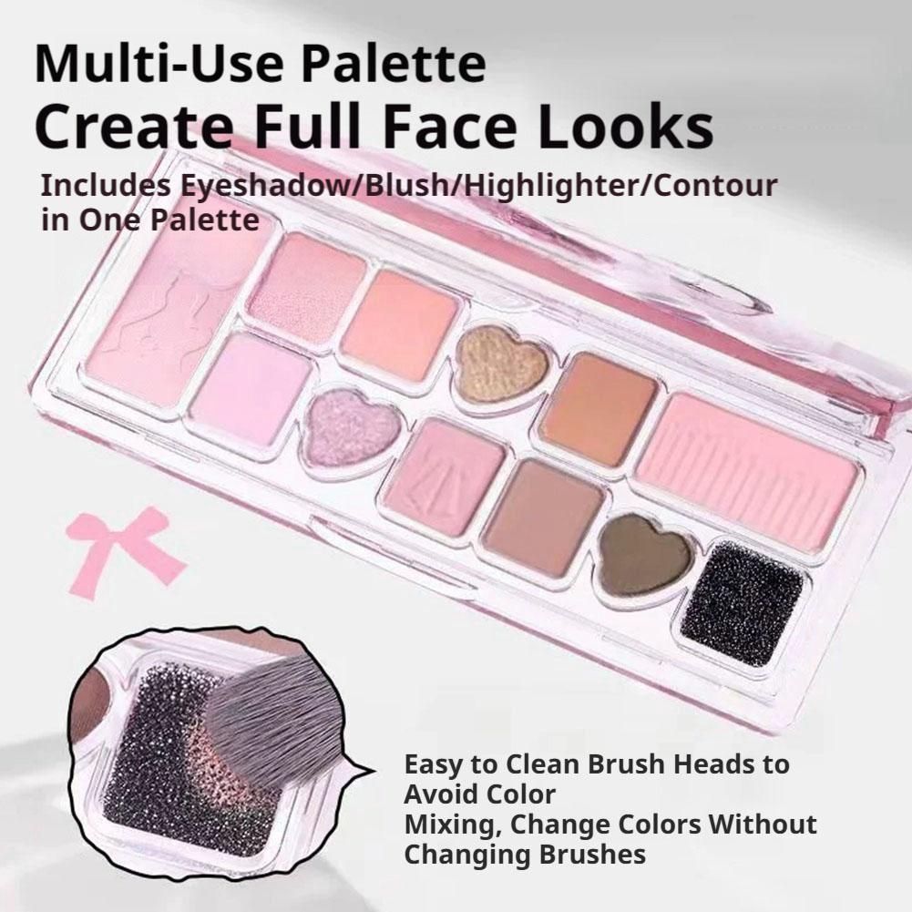 Capel 11-Color Eye Shadow Pale - Merit Beauty Makeup review and price