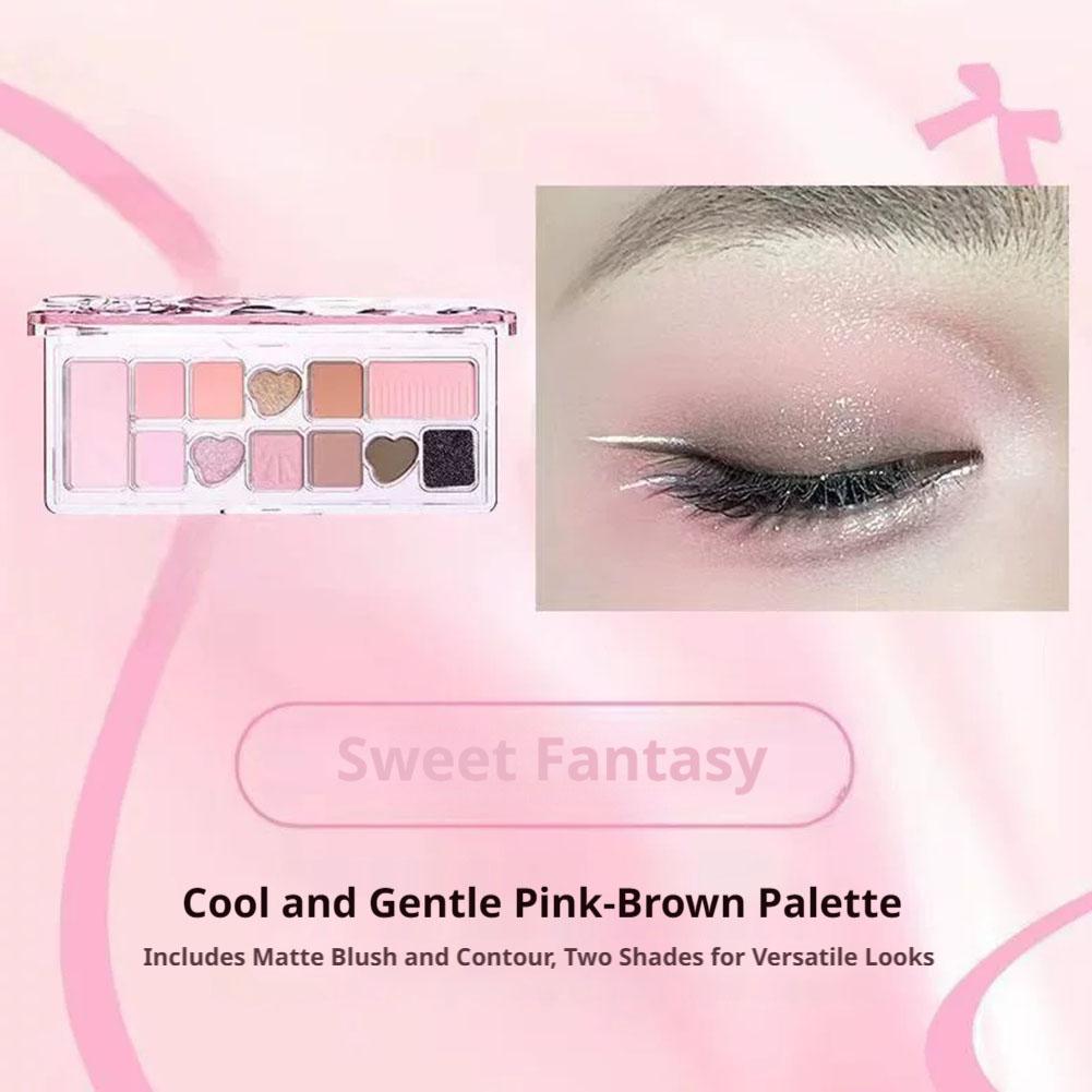 Capel 11-Color Eye Shadow Pale - Merit Beauty Makeup review and price
