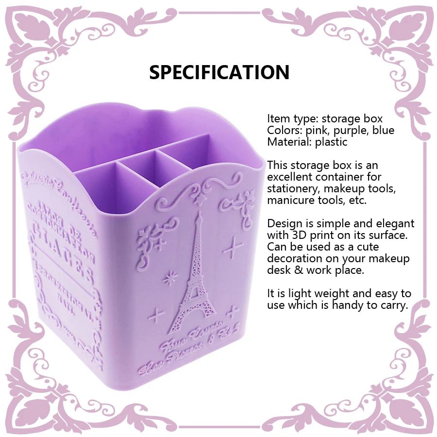 4-Compartment Nail Art Brush H - Beauty Makeup Brands review and price