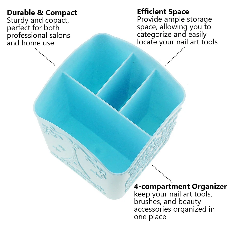 4-Compartment Nail Art Brush H - Beauty Makeup Brands review and price