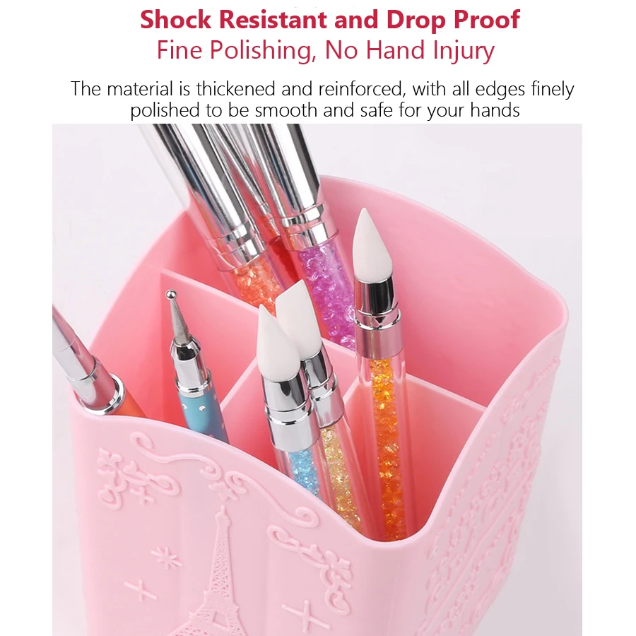 4-Compartment Nail Art Brush H - Beauty Makeup Brands review and price