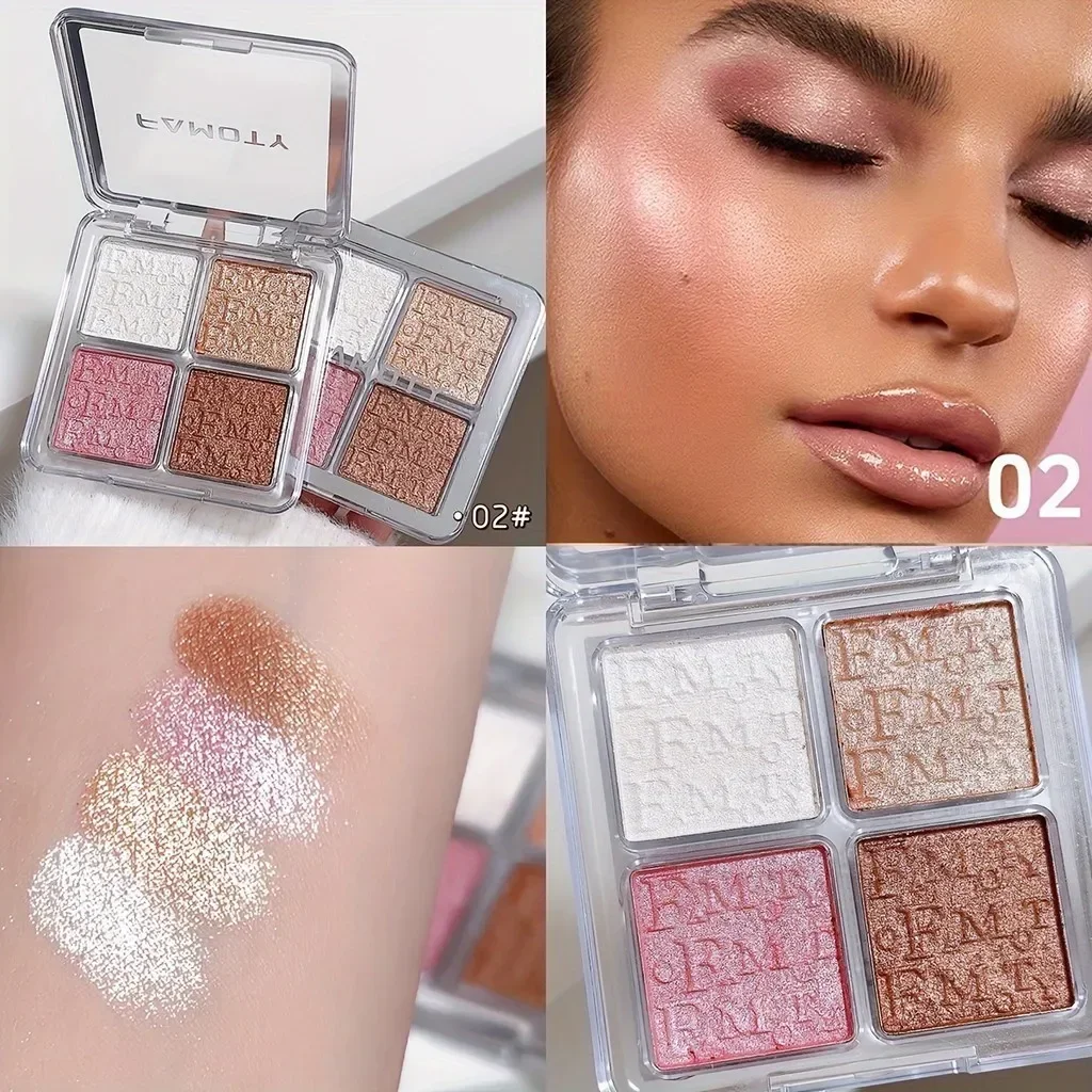 FAMOTY Diamond Bronzer Highlig - Highlighter Bronzer Palette review and price