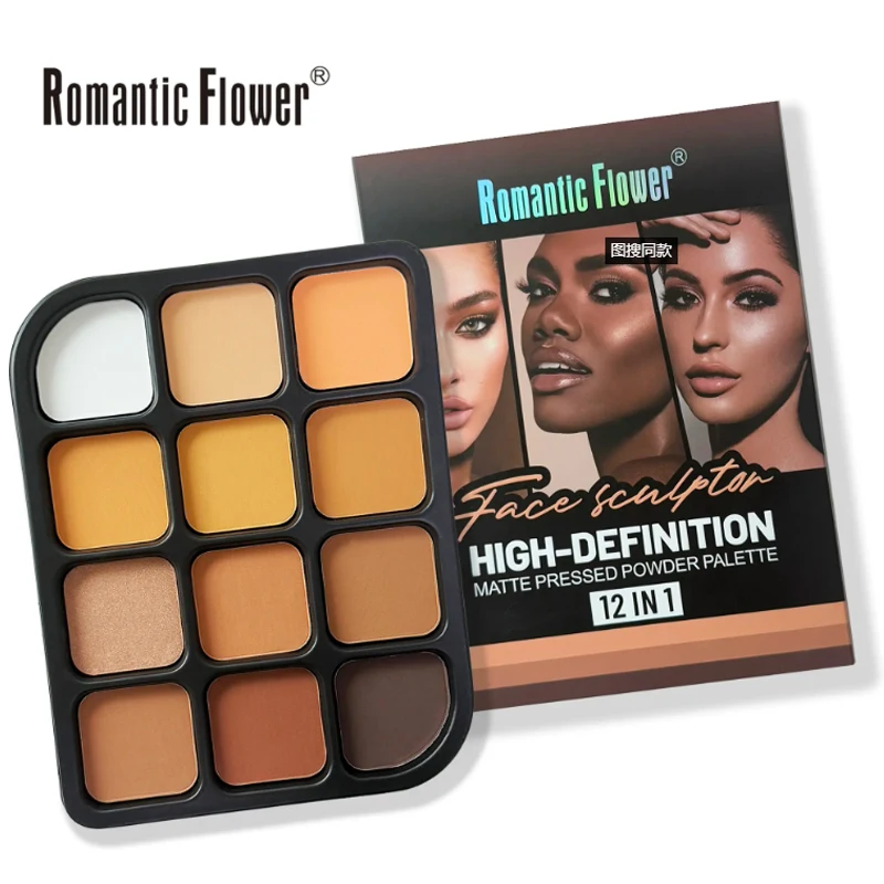 Deep Skin 12-Color Matte Conto - Highlighter Bronzer Palette review and price