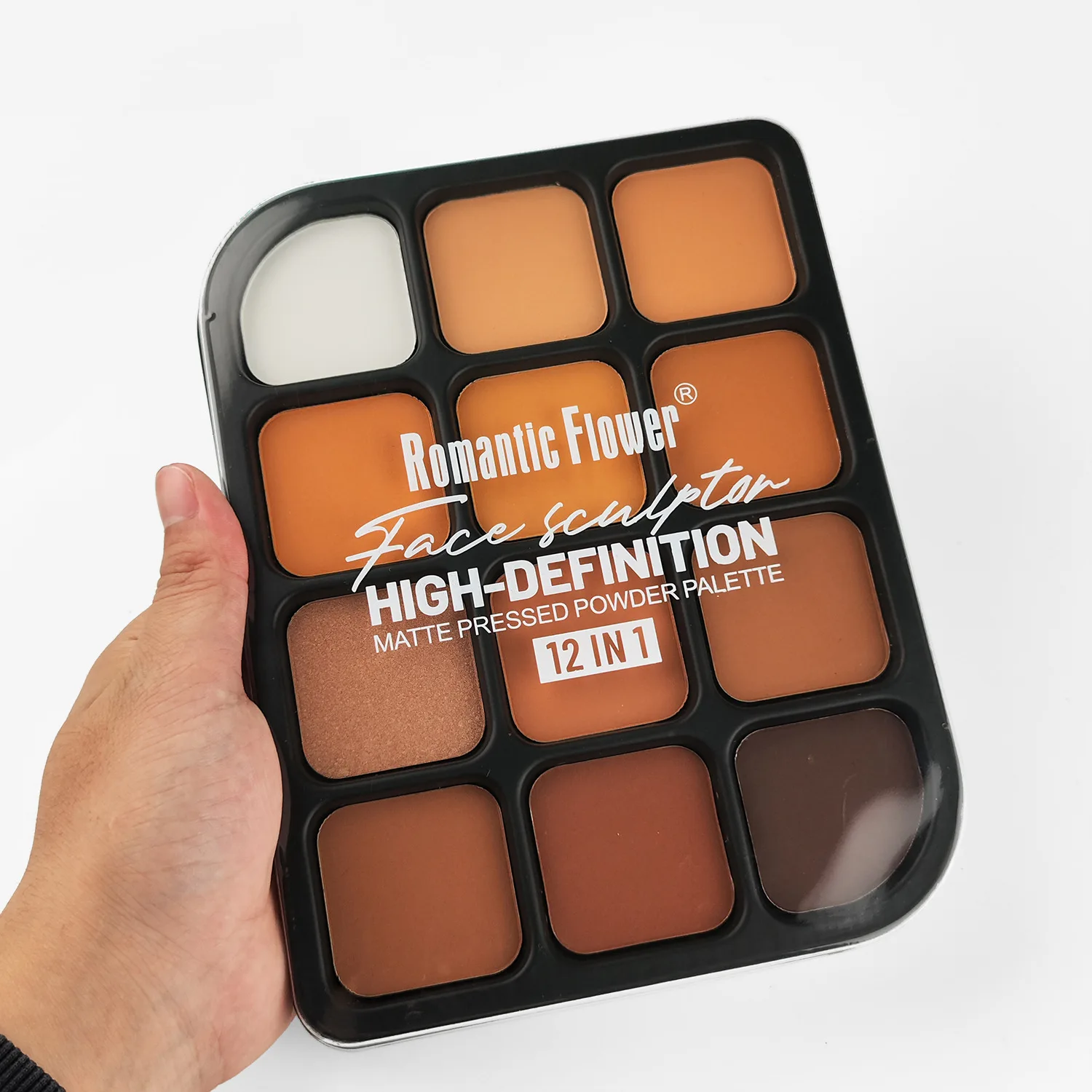 Deep Skin 12-Color Matte Conto - Highlighter Bronzer Palette review and price