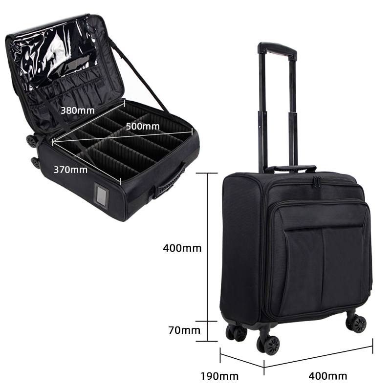 Makeup Suitcase Women Scooter  - Beauty Makeup Trolley review and price