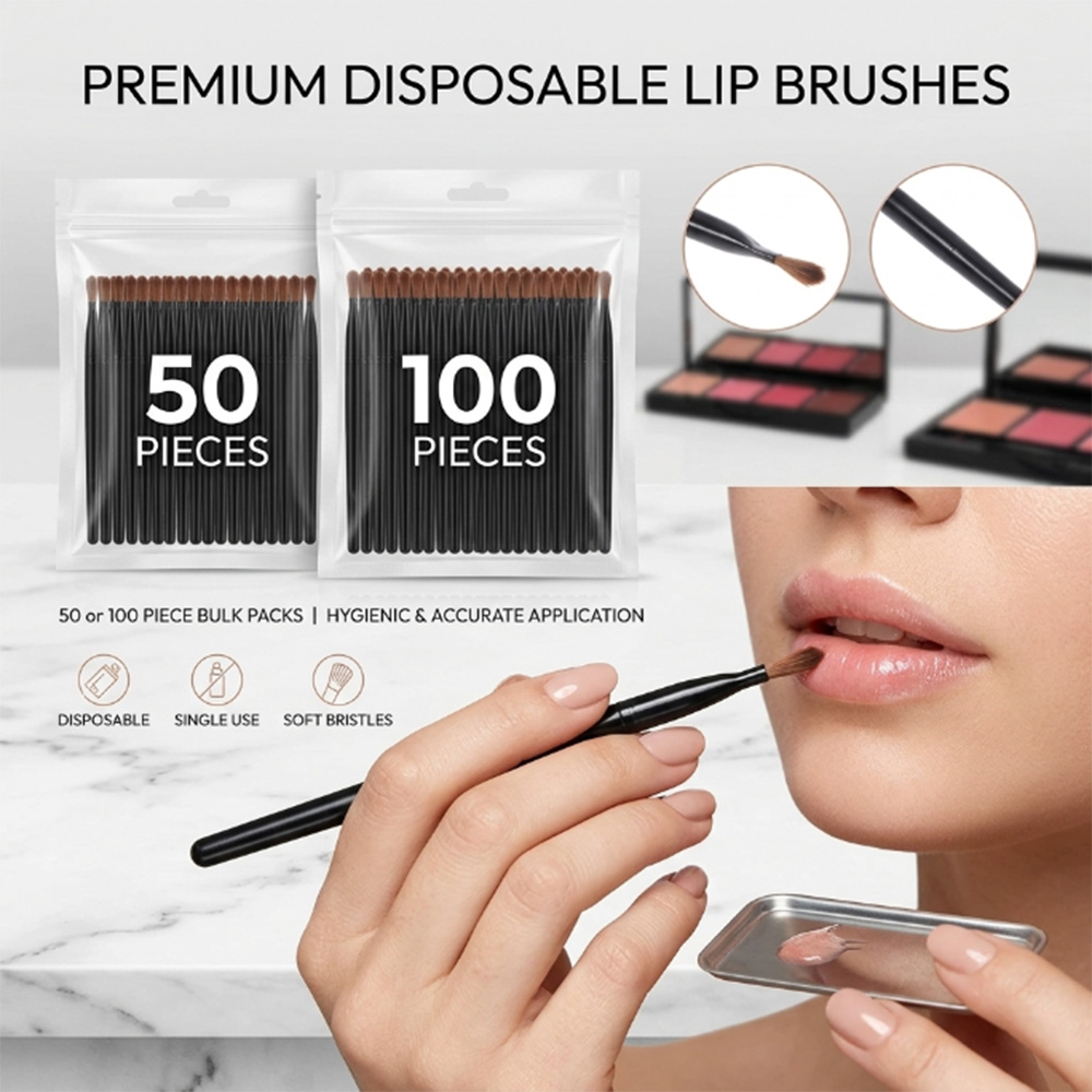 50/100pcs Disposable Lip Brush - Beauty Makeup Brands review and price