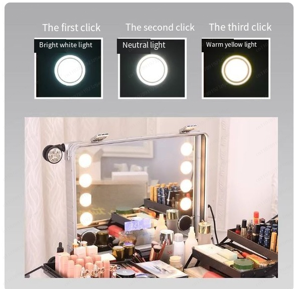 22 inch Trolley Suitcase LED L - Beauty Makeup Trolley review and price