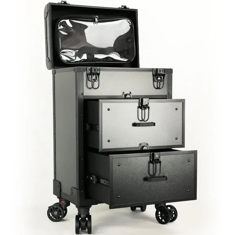 1pc Aluminum Alloy Professiona - Beauty Makeup Trolley review and price