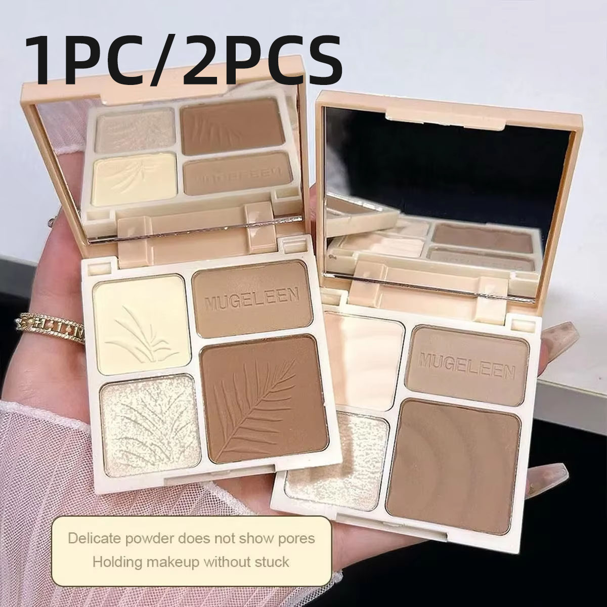 1/2PCS Four Color Retouching P - Highlighter Bronzer Palette review and price