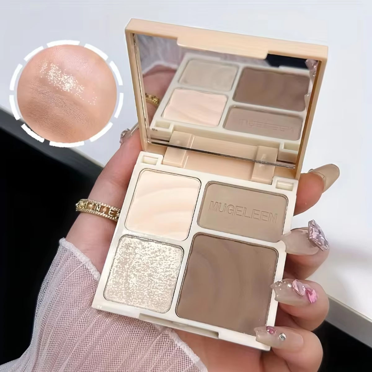 1/2PCS Four Color Retouching P - Highlighter Bronzer Palette review and price
