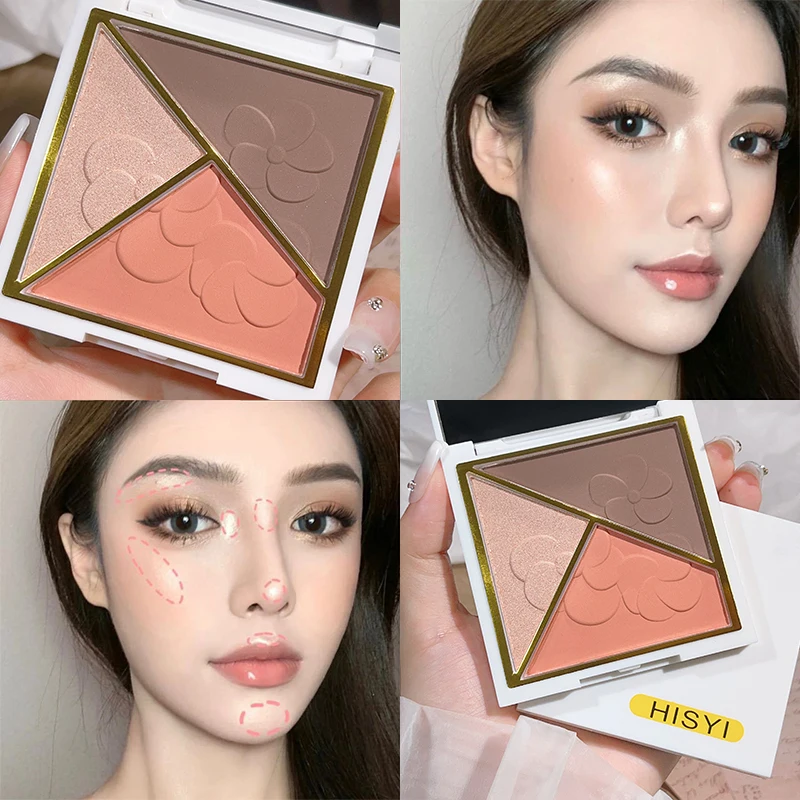 HISYI contour palette three-in - Highlighter Bronzer Palette review and price