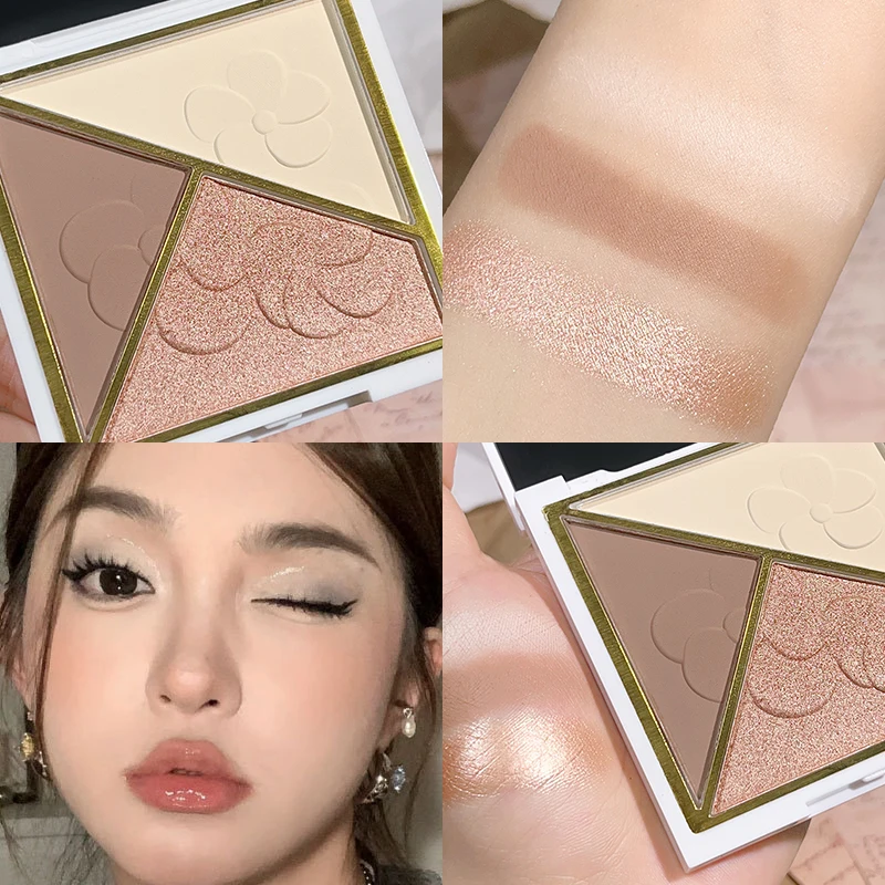 HISYI contour palette three-in - Highlighter Bronzer Palette review and price