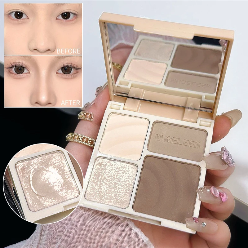 Three-dimensional Facial Four- - Highlighter Bronzer Palette review and price