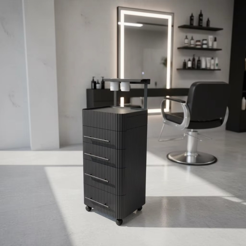 Simple and Stylish Barber Shop - Beauty Makeup Trolley review and price