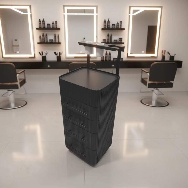Simple and Stylish Barber Shop - Beauty Makeup Trolley review and price