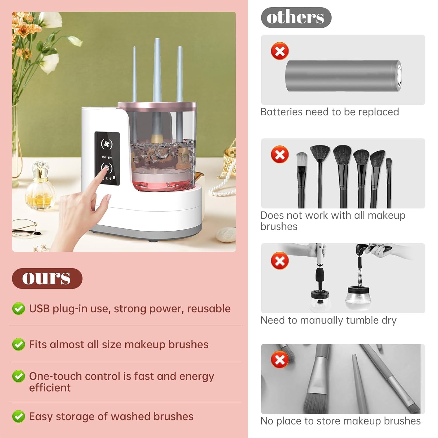 Automatic Rotating Makeup Brus - Beauty Makeup Brands review and price