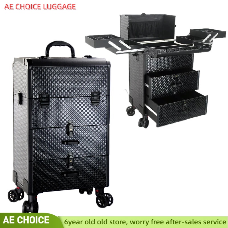 New Trolley cosmetic bag,rolli - Beauty Makeup Trolley review and price