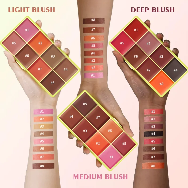 Eyebrow Cream Blush Curve Case - Highlighter Bronzer Palette review and price