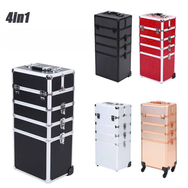 -4 In 1 Trolley Make Up Case H - Beauty Makeup Trolley review and price