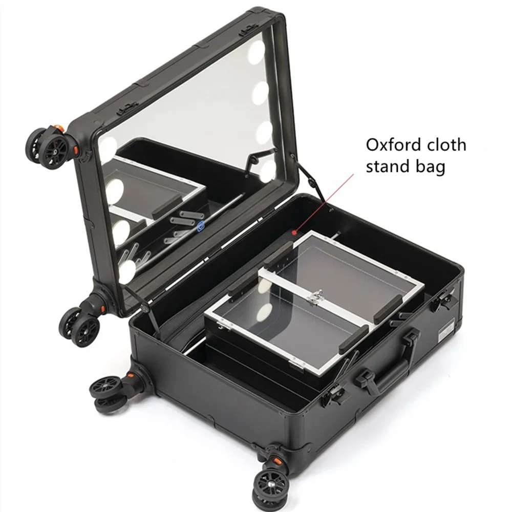 Aluminum Frame Professional Ro - Beauty Makeup Trolley review and price