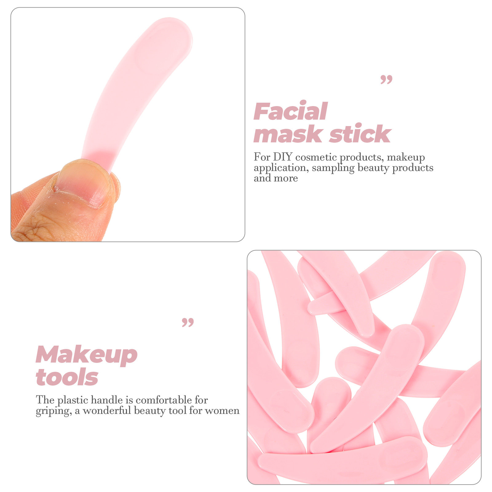 50Pcs Makeup Spoon Facial Plas - Beauty Makeup Tool review and price